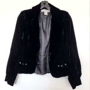 Necessary Objects Velvet Jacket/Blazer